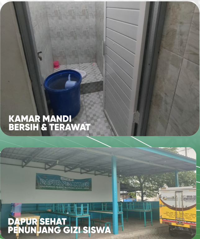 Kamar Mandi Terawat & Dapur Sehat